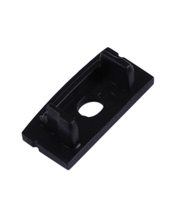 TAPA C/ AGUJ PERFIL ALU. NEGRO 2000*17.1*8.5mm